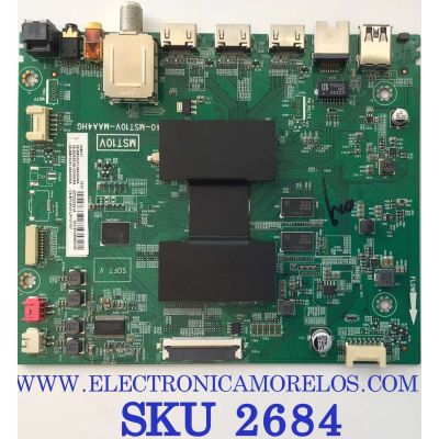 MAIN PARA TCL 4K HD SMART TV / NUMERO DE PARTE 08-AU43CUN-OC402AA / 40-MST10V-MAA4HG / 08-MS10V01-MA200AA / 08-MS10V01-MA300AA / V8-ST10K01-LF1V1107 / PANEL LVU430NEBL / DISPLAY T430QVN03.0 / MODELO 43S517